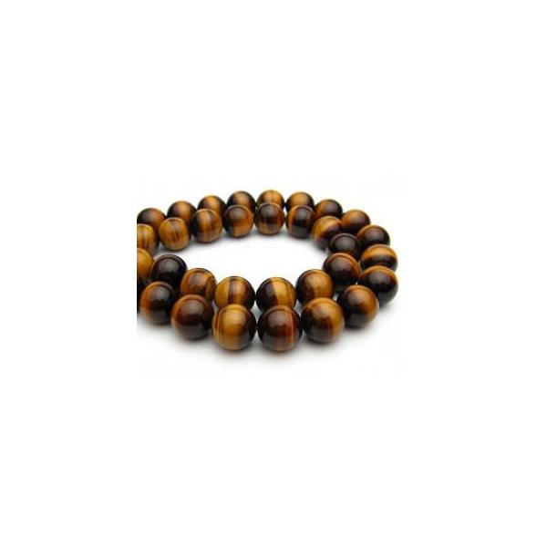 天然石 ビーズ タイガーアイＡＡＡ 丸玉 ラウンド 12ｍｍ 1粒売り