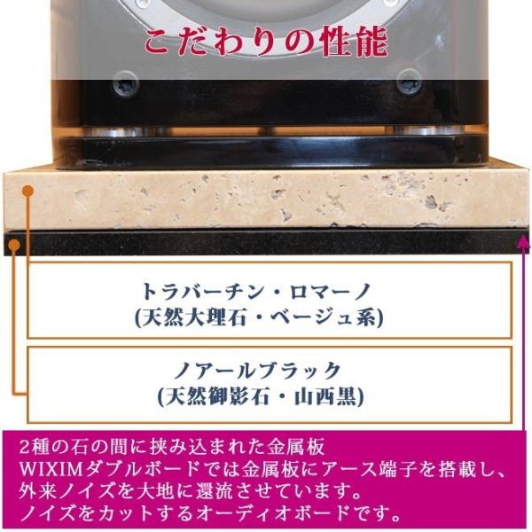 約23キロ 厚み30ミリ Wa Audiol 石専門店 Com 大理石を工場直売 トラバーチン ノアールブラック ダブルオーディオボード Lサイズ 500 500ミリ オーディオ機器 大理石オーディオボード 石専門店 Com Wixim