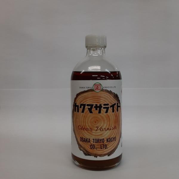 大阪塗料工業カクマサ カクマサライト400ml 木工芸用ニス 光沢 速乾性 肉持ち コーパル系