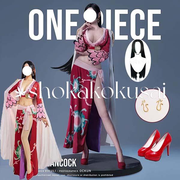 ONE PIECE ワンピース ボア ハンコック 海賊女帝 蛇姫 コスプレ衣装 
