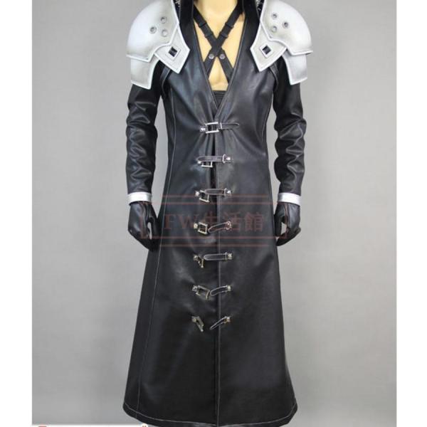 ファイナルファンタジー FF7 風 セフィロス コスプレ衣装 ウィッグ 靴コスチューム 演出服 アニメ ゲーム ハロウィン cosplay 変装
