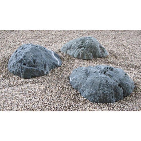 伊予青石＊庭石 YS-9 （3石組） 伊予青石/（自然石)【お買い得品】 「庭石・景石