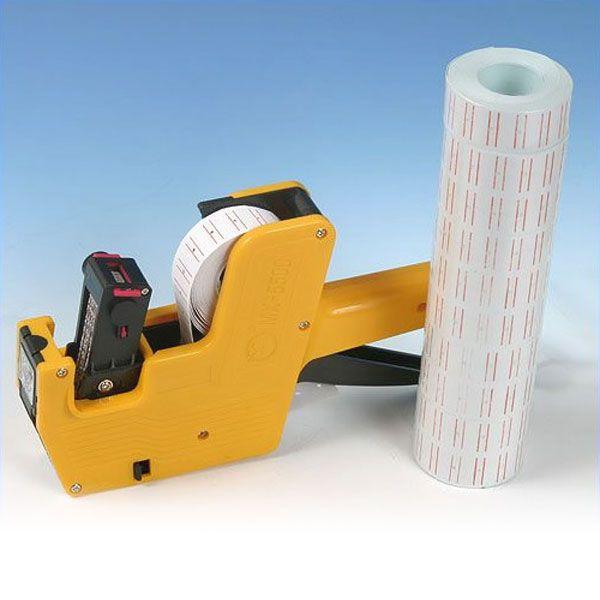 激安！！ラベラー（値札を打つ道具）ラベル10巻(値札5000枚分）、インク2本(1本は装着スミ）を別途付属したラベラーセット。プライス以外にも日付の印字もできるので商品管理や製造日表示としてもご使用いただけます。小型軽量な1段印字、価格表示...