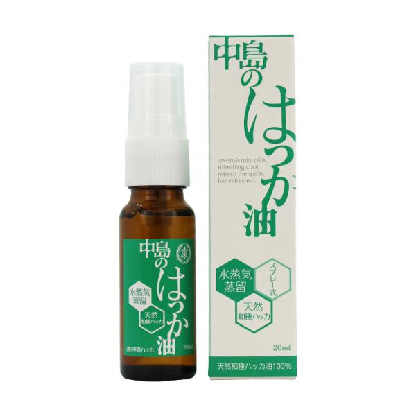 中島のハッカ油スプレー 20ml 中島ハッカ ≪メール便対応