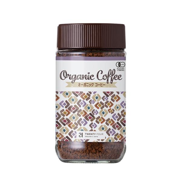 オーガニック インスタントコーヒー 100g 24 ORGANIC DAYS