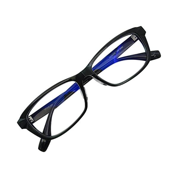 大きい サイズ 伊達 眼鏡 かっこいい スクエア セル フレーム ビッグサイズ PC メガネ UV ブルーライトカット (グリーン・ブラックササ 伊達