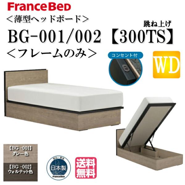 フランスベッド（FRANCEBED） ワイドダブル ベッド フレームのみ BG