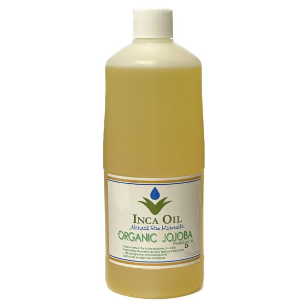 他サイト： インカオイル オーガニックホホバオイル ゴールド 1000mlの商品画像