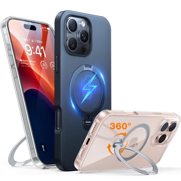 TORRAS iPhone 16 Pro 用 ケース【超剛性｜360° TORRAS iPhone 16 Pro 用 ケース【超剛性｜360° ゼンマイ式