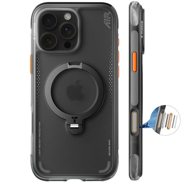 TORRAS iPhone 16 Pro 6.3 インチ 用 ケース【エアバッグ 超強保護・米