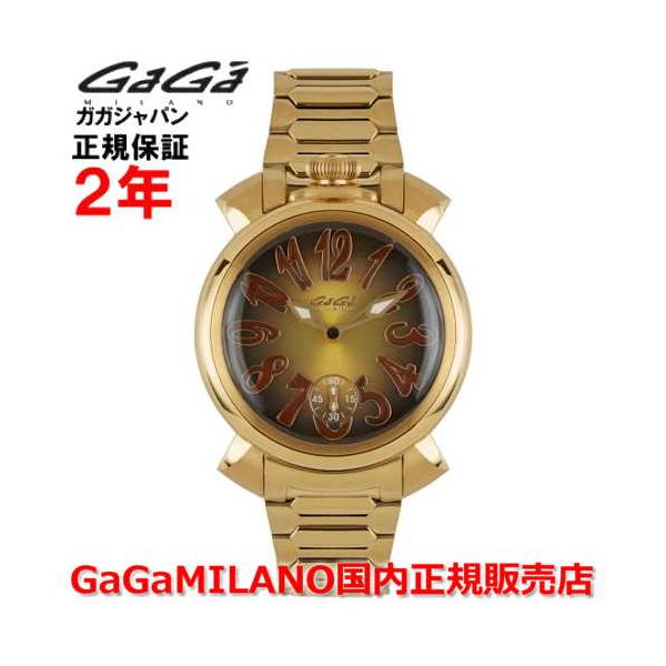 マヌアーレ ガガミラノ 44mm GaGa MILANO 腕時計 メンズ 手巻き 4014