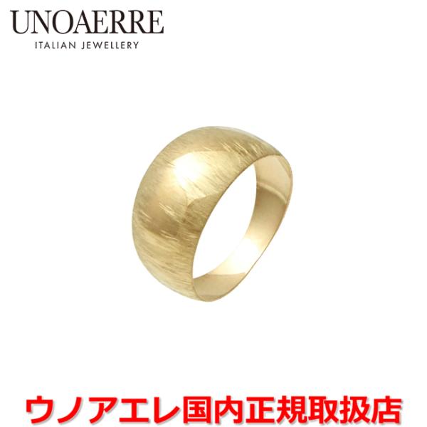 UNOAERRE（ウノアエレ） UNOAERRE K18イエローゴールドデザインリング