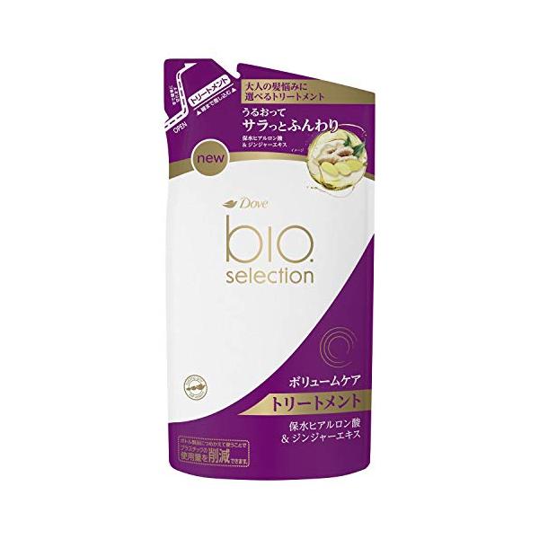 【即発】Dove(ダヴ) バイオセレクション エイジングケア ハリ コシ ボリュームケア トリートメント 340グラム (x 1)