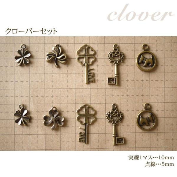 k18ゴールド クローバー型チャーム ism-handmade_ch-clover