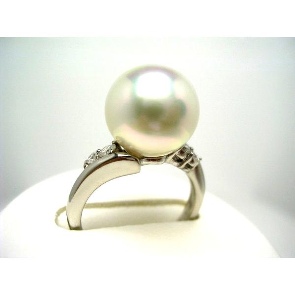 真珠 リング パール WhiteLip花珠 白蝶真珠 真珠リング パールリング  
