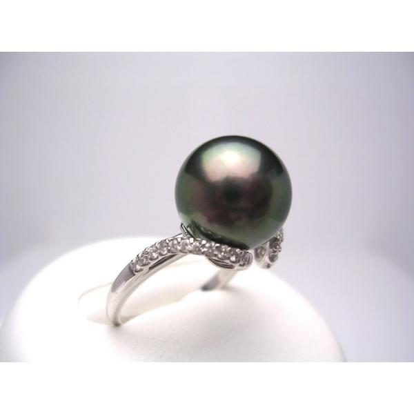 ^ O p[ BlackLipԎ ^ ^샊O p[O 11.8mm Pt900 v`i _C 0.18ct 9085