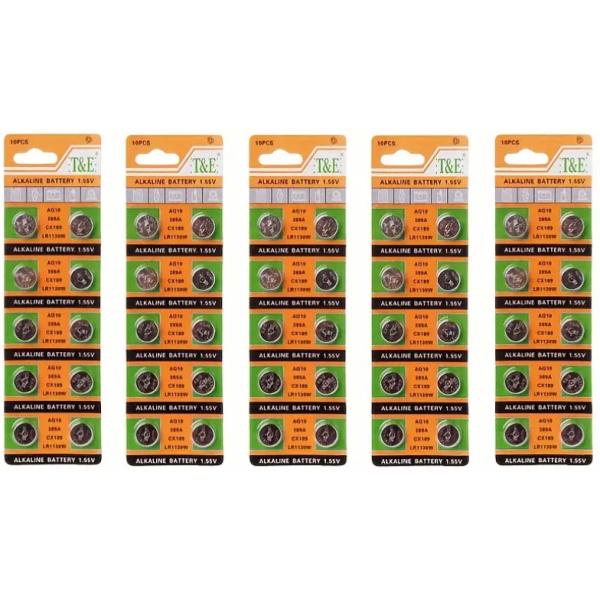 時計用電池AG10 LR1130/SR54互換 お子様のオモチャや…動かなくなった時計などに是非どうぞ!!コンスタントに売れますので常に新しい電池が入荷しております ・直径：約11.6mm　・厚さ：約3.1mm　・電圧：1.55V　・性質：...