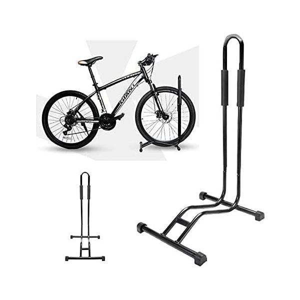 L字型自転車スタンドが改良版で登場！20インチの子供用の自転車からマウンテンバイクなどのタイヤの太い車種、ロードバイクなどタイヤの細い車種まで幅広く対応！！とても軽量・簡単設置可能なので、店舗の駐輪スペース、庭先や玄関先などでも最適♪スタン...