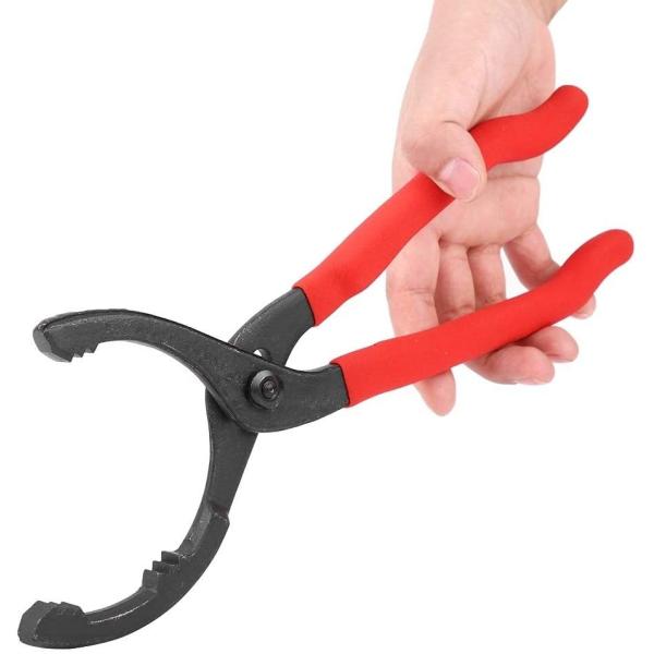 ●広範囲なサイズのオイルフィルターに対応！●プライヤータイプのオイルフィルターレンチです。●ハンドルが握りやすく、固くしまったフィルターも外す事ができます。 ●燃料エレメントなどにも使用可能！●プライヤーの内側にサメ歯のように返し（ギザジョ...