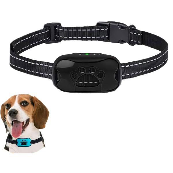 ■電気ショックは無し！・振動と音でしつける安心設計。痛くないから、大切な家族を傷つけません。■7段階の感度調整可能　・ワンちゃんに合わせて音と振動で７段階の感度調整ができます。物が当たって設定が変更されないよう、ボタンは固く作られております...