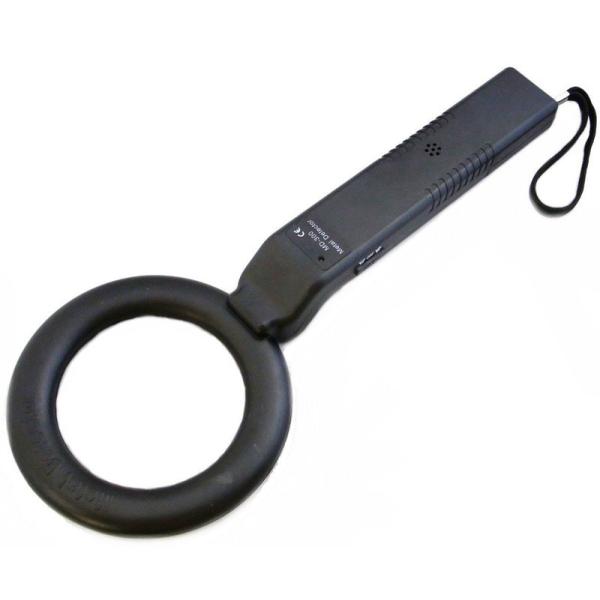 ハンディ金属探知機  ハンディ高感度金属探知機です。防犯や、紛失物の捜索にご使用いただけます。● スイッチをいれ、金属を探知するとレッドランプになり、アラーム音で知らせてくれます。● 夜間作業等の音を出せない場面では振動（バイブレーション）...