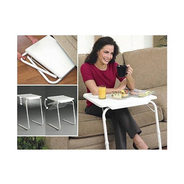 小さいお子様からご年配の方まで幅広くお使いいただけるとっても便利なフレキシブルテーブルです！約2.3kgという軽量でコンパクトな設計。角度3段階×高さ6段階調節＝使い方18通りの調節ができます。簡単に折りたためることができるので、ソファーの...
