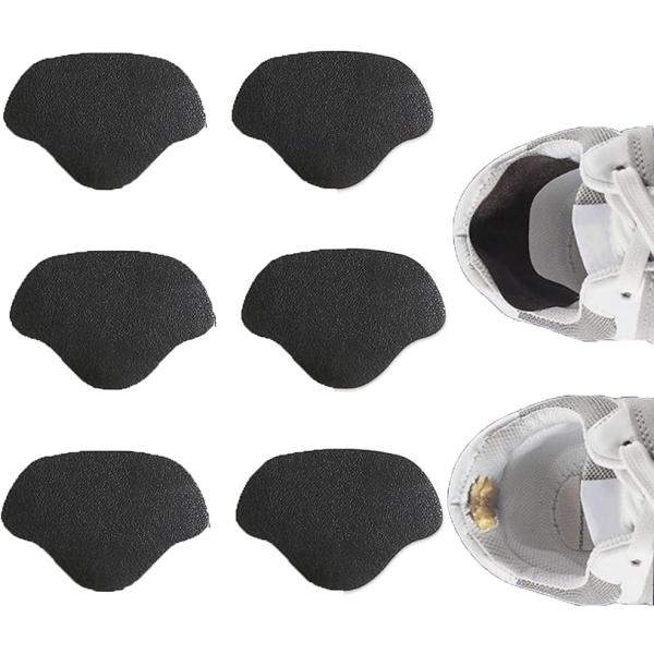 かかと補修シート 6枚 補修パッド 靴 スニーカー 内側 シール 修理 パッチ サイズ調整 かかと破れ補修 シューズ ヒール 内側かかと補強