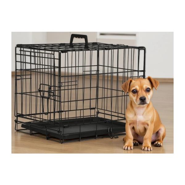 　床面 すのこあり　タイプ　（一体型のため床面網すのこ取外し不可）工具不要で組み立て簡単/所要時間は約1分！折りたたみ隙間に収納可能。場所をとりません。持ち運びに便利な取っ手付/ツマミを上げてスライドするだけでスムーズに開閉スチール製で頑丈...