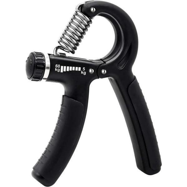 10kg〜60kgの間で強度調節可能なハンドグリップ。カウンター機能付きで自動で握った回数をカウントしてくれるので自分で数える必要無し！強度はノブを回して簡単に調節が可能。男女問わず選べるシンプルなデザインとカラーを取り揃えました。リハビリ...