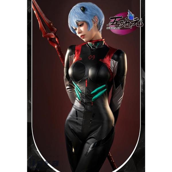 五次元 エヴァンゲリオン新劇場版 コスプレ 綾波レイ 黒のプラグスーツ