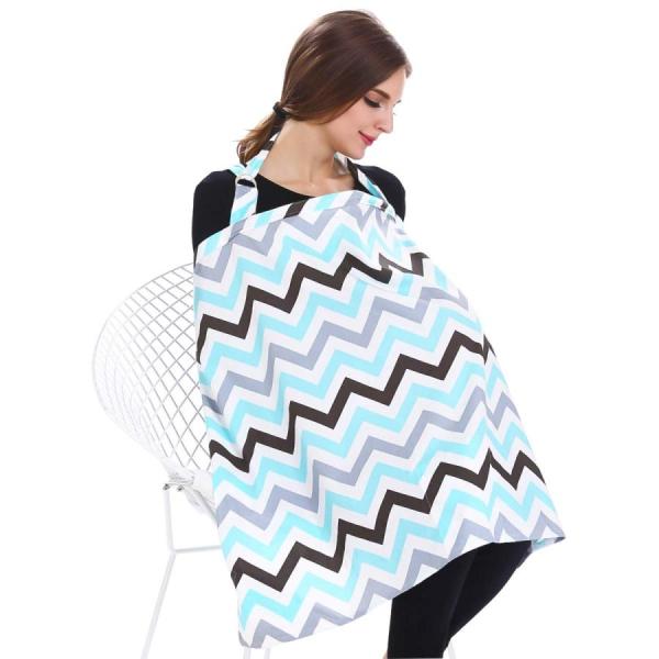 素材：上質 コットン生地、天然、軽量、通気性、あなたとあなたの赤ちゃんが涼しいままでいることを確実にします。大きいサイズ：100cm * 70cm（39.4インチ* 27.6インチ）。利便性：それはどこにいても、取るのは簡単です、あなたはシ...