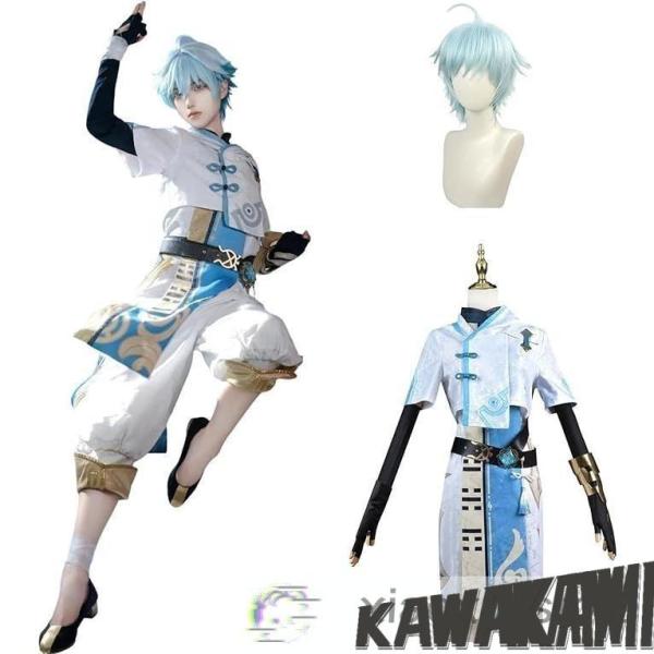 原神　重雲　コスプレ衣装　ウィッグ　靴　セット 原神 コスプレ 重雲 衣装 ※ウィッグ 靴 追加可 : ISRA - 通販 - Yahoo