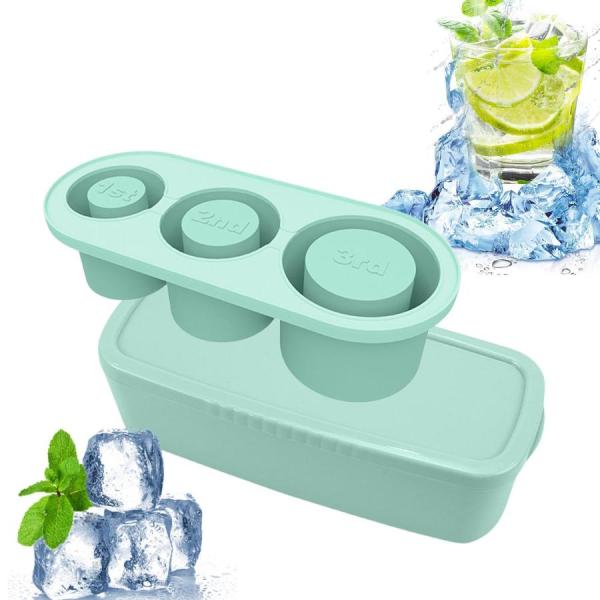 ?優れた素材：優れたグレードのシリコンで作られた製氷皿は、摩耗や損傷に耐えるように設計されており、継続使用のための掃除とメンテナンスが簡単です。柔軟で丈夫な素材なので変形しにくく、毎日の使用にも安心です。?飲み物を強化：多用途の製氷皿を使用...