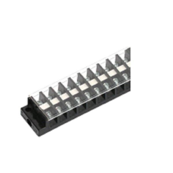 TX組端子台 標準形 セルフアップ カバー・記名シール付 5.5mm2 40A 極