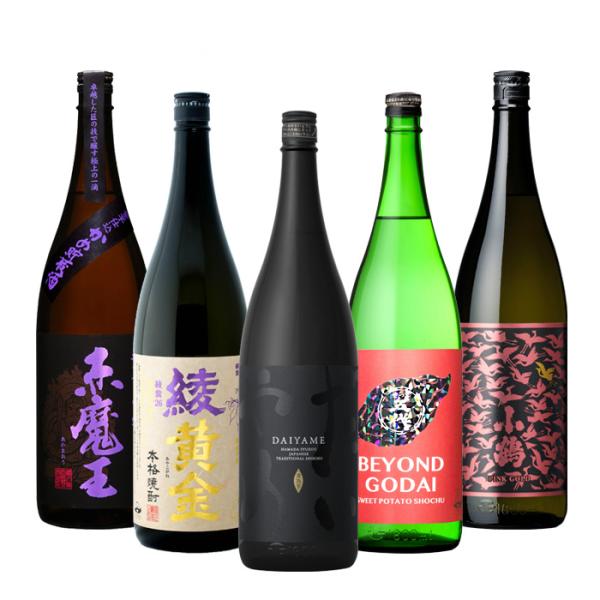 古酒 焼酎 ５本セット 父の日 フルーティー 芋焼酎 5本 飲み比べセット 1800ml 1.8L