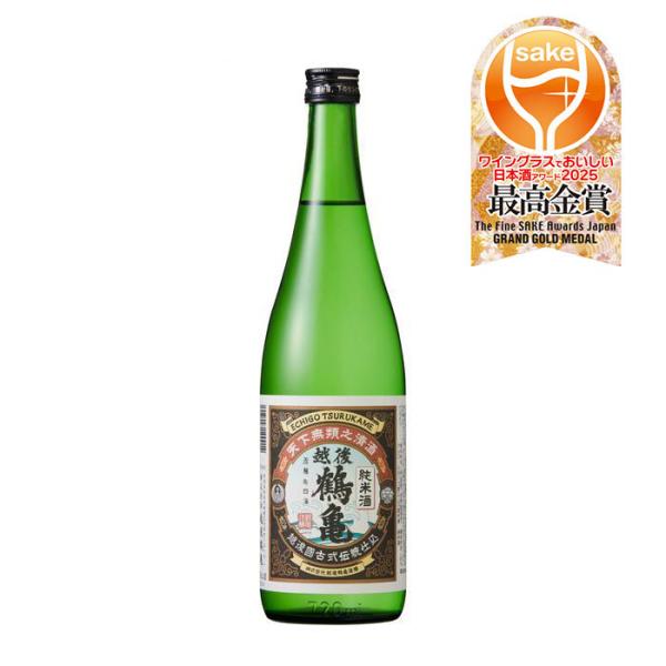 鶴亀様御専売品 越後鶴亀 純米 720ml 日本酒 : 逸酒創伝 弐号店 - 通販 - Yahoo