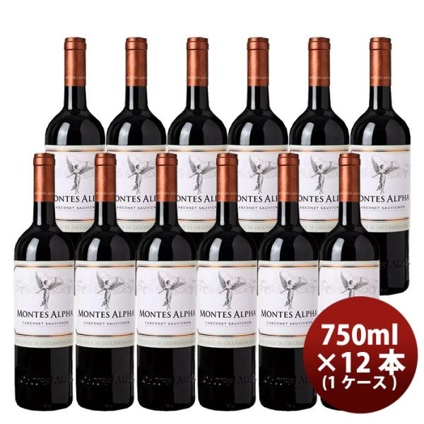 赤ワイン モンテス アルファ カベルネソーヴィニヨン 750ml × 1ケース / 12本 チリワイン お酒 父の日 ギフト