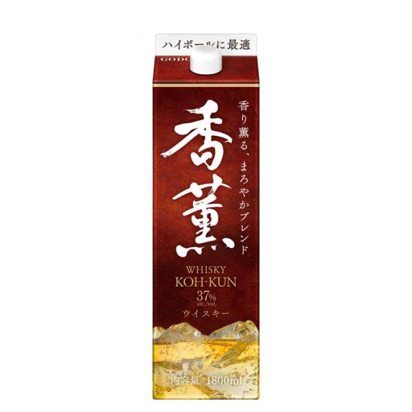 他サイト： ウイスキー 香薫 1800ml 1.8L パック 1本 ウィスキー 合同酒精 父の日 ギフトの商品画像