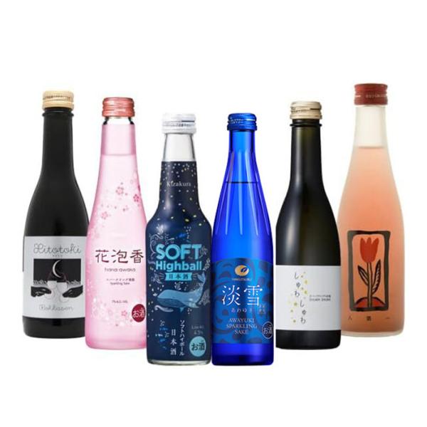 日本酒 WGO 2024 金賞 スパークリング清酒 小瓶 6本 飲み比べセット