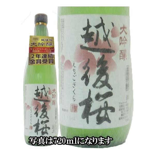 日本酒 小山本家 越後桜 大吟醸 1.8L 1800ml 1本