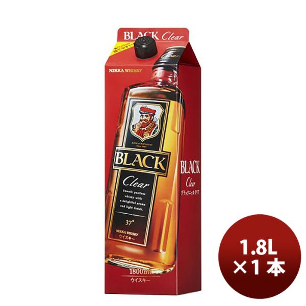 ウイスキー ニッカ ブラックニッカ クリア 紙パック 1800ml 1.8L 37度