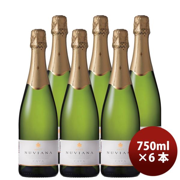 ワイン コドーニュ ヌヴィアナ カバ ブリュット 750ml × 1ケース / 計6本 スペイン 白・泡