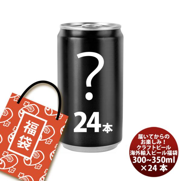 アウトレット クラフトビール 海外輸入ビール 福袋 セット 300ml 〜 350ml x 24本 訳あり 缶 ビール
