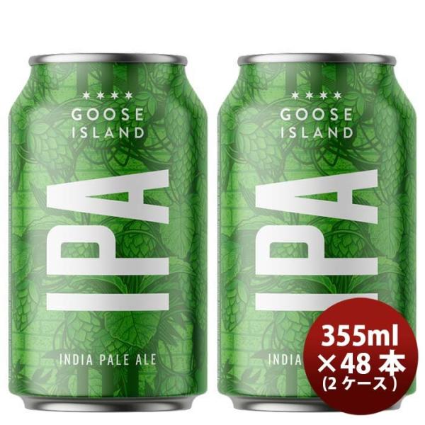 �r�[�� �O�[�X�A�C�����h Goose Island IPA 355ml �� 355ml �r�[�� 48�{ ( 2�P�[�X ) ���� ���̓� �M�t�g