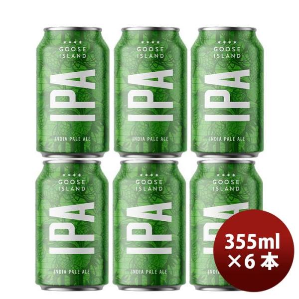 �r�[�� �O�[�X�A�C�����h Goose Island IPA 355ml �� 355ml �r�[�� ������ 6�{ ���� ���̓� �M�t�g