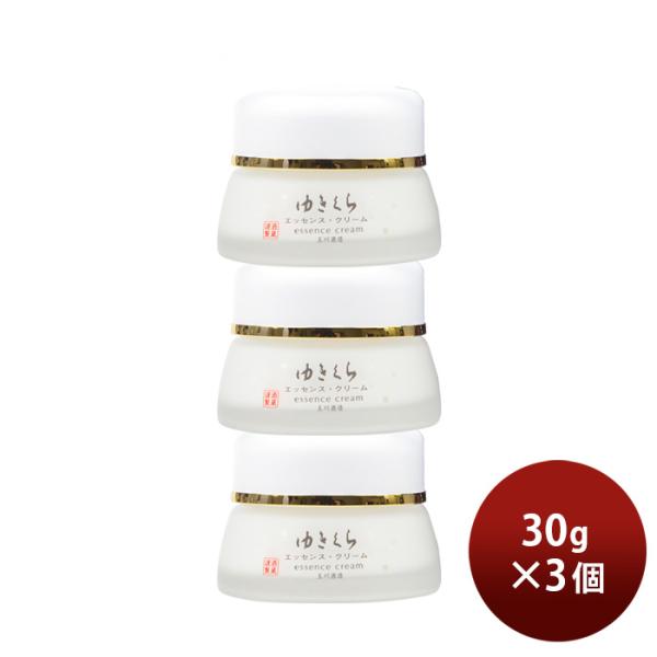 保湿クリーム ゆきくら エッセンスクリーム 30g 3個 日本酒配合 スキンケア 保湿 アミノ酸 化粧品 玉川酒造 保湿クリーム ゆきくら エッセンスクリーム 30g 3個 日本酒配合