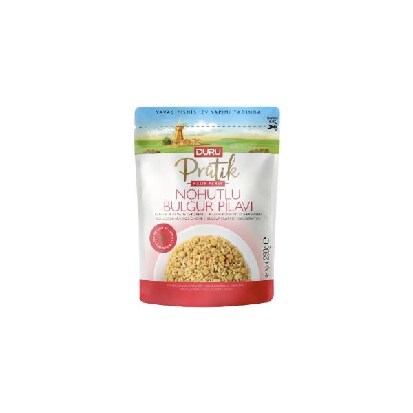 トルコ産　ひよこ豆入りブルグルピラフ　レトルトタイプ　250g