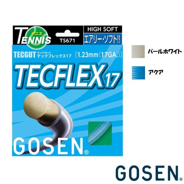 GOSEN（ゴーセン） テックガット テックフレックス 17 TS671 硬式 