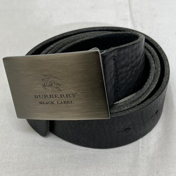 BURBERRY BLACK LABEL バーバリーブラックレーベル ベルト ベルト・バックル Belt ロゴ 刻印 バックル レザー 615  10066976