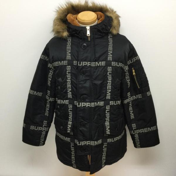 シュプリーム 18AW Logo Tape N-3B Parka ロゴテープ パーカー 